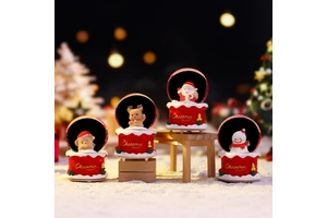 Christmas exquisite gifts, Christmas chimney crystal balls, bedroom decorations, small gifts for friends in stock from the
