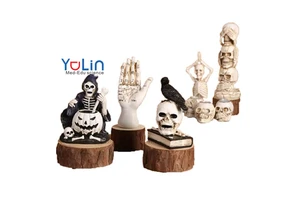 Factory Wholesale Gift Party Supplies Halloween Holiday Craft Custom Halloween Decorations Ghost Statue for Halloween