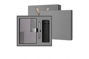 Wholesale Diverse A5 Size 100/150/200 Sheets Hardcover Magnetic UV Printed Stainless Steel Notebook Customized Business Gift Set
