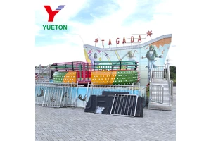 Build Your Own Luna Amusement Park Carnival Attraction 24 40 Seats Samba Carousel Mechanical Game Rides Disco Tagada for Sale