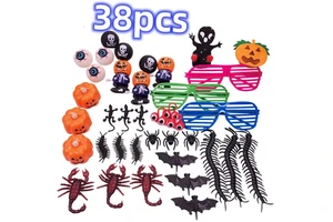 Halloween Party Favor Sets Stuffed Toys Bulk Kids Trick or Treat Halloween Gifts for School Classroom Kids Toddlers Boys Girls