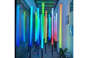 Led Tube Light DMX Color Changing Fluorescent Led Flexible Tubes Display Stand Led Pixel Tube Light