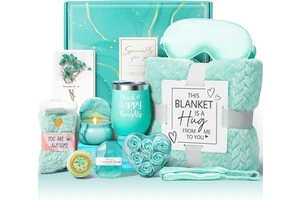 Custom Care Package Gift Set Well Soon Birthday Relaxing Self Care Valentine Christmas Luxury Bath Spa Gift Sets for Women