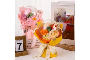 2025 Hot Sale Personalized Valentine's Day Gifts Ideas for Love Tulip Popo Ball Gift Set for Graduation and Halloween