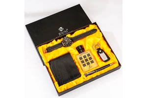 New Year Men's Gift Set Watch Wallet Sunglasses Men Gift Set for Father Days