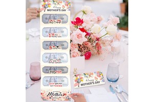 New Mother's Day Theme Party Surprise Paper Red Envelope Clip Gift Happy Mother's Day!