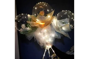 Wholesale 10 18 24 36inch Transparent Bobo Balloon Clear Helium Balloon Wedding Birthday Party Decoration Adult Kids Favor Toy