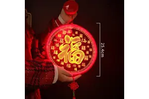 New Style New Year Hanging Decoration Chinese Lunar New Year Led Lights Dragon Year Lighting Accessories Home Decoration