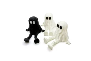 New Design Mini Halloween Pack Flexible Articulated Skeleton Pumpkin Ghost Toys Articulated 3D Printed