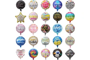 Wholesale Happy Birthday Helium Foil Balloon for Birthday Party Decoration, Suitable for Children, Adults, Baby Showers