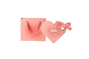 Valentine's Day Square Portable Heart-Shaped Gift Box Creative Couples Romantic Jewelry Organizer Companion Wholesale Send