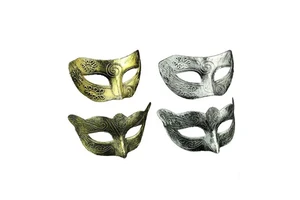 Men Venetian Masquerade Gold Silver Eye Mask Ball Carnival Costume Party Masks Halloween Masks