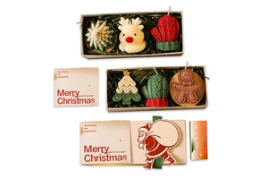 New Arrival High Quality Cute Christmas Gifts Set Excellent Texture Luxury Packaging Home Aromatherapy Scented Candle