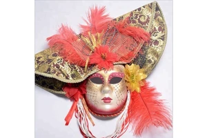 Elegant Venetian Masquerade Mask for Birthday Party