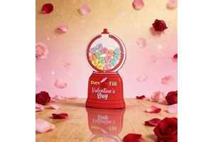 Valentine's Day Wooden Colorful Gradient Heart-shaped Decorative Item Pendant Outdoor Festival Party Gift
