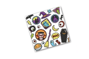 Halloween set printed paper napkin