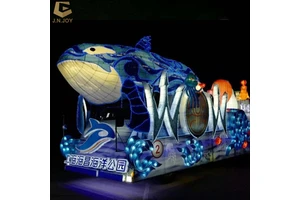 SGFP02 Theme Park Silk Float Decoration Carnival Float Parade for Festival Celebration