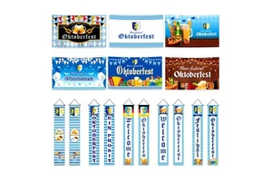 Wholesale Funfree Brand Flag Factory Model Bunting Banner Polyester German October Festival Outdoor/Interior Use Plastic