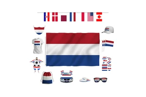 2026 Hot Selling Accessories Netherlands Soccer Fans Cheering Souvenirs Jersey Netherlands Flag for Dutch Fans
