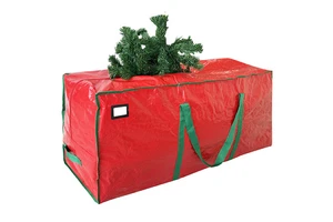 7.5 Foot Durable And Thick Oversized Artificial Christmas Tree Storage Bag With Double Zipper And Reinforced Handle