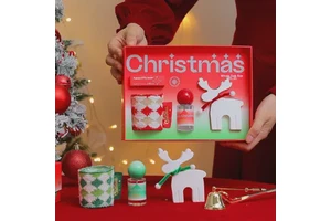 Foreign Trade Cross-Border Christmas Aromatherapy Gift Soy Wax Candle Ornament Long Burning Time