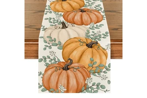 Popular Pumpkin Tablerunner for Thanksgiving Day Festival Decoration
