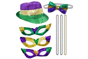 PESENAR Carnival Costumes Include Carnival Decoration, Hats and Other Outfits