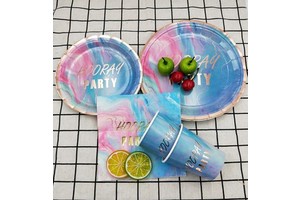 Chinese Colorful Supplies Custom Printed Disposable Paper Napkins Cute Kids Christmas Earth Day Easter Party Sets