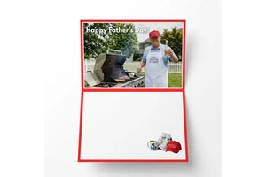 Wholesale Funny Gift Card Customized Available Folding Rectangle 3D pop up Happy Fathers Day Greeting Card in Stock
