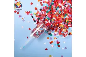 Party Celebration Push Pop Confetti Popper Canon for New Year Graduation Diwali Valentine's Day