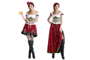 Medieval Oktoberfest Cosplay Costume Bavarian Octoberfest German Festival Beer Cosplay Halloween Carnival Party Uniforms Costume