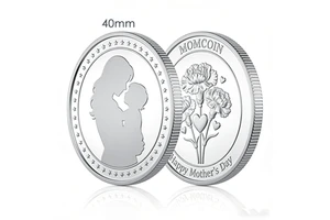 Mother's Day Premium Gift Set - Gold Plated Commemorative Coin for Mom's Birthday & Festival
