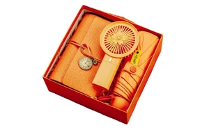 Notebook and Fan and Umbrella Mother's Day Wedding Exquisite Gift Sets for Women and Guests 245043