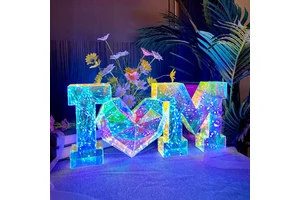 Mother's Day Happy MOM Luminous Gift Box Handmade DIY Colorful Numbers