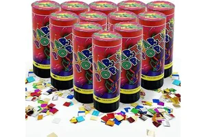 Factory Customized 12pice Children's Birthday Celebration Spring Physics Launch Party Popper Confetti Cannon