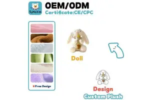 Custom Size Super Soft Cute Bunny Animal Plush Toy Love Heart Easter with Long Ear Filled with PP Cotton Toy for Kids CPC CD OEM