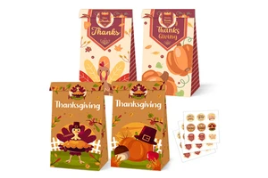 Halloween Eco-friendly Paper Gift Bags for Candies Cookies Snacks-Customizable Party Supplies