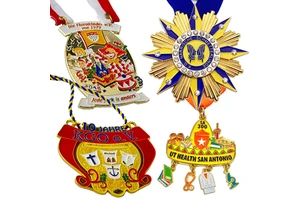 Custom Metal Logo Enamel 3D Souvenir Event Metal Medallions Holidays Germany Fiesta Festival Carnival Medals