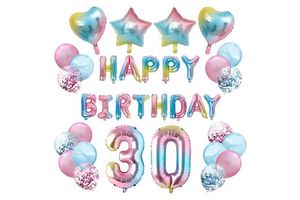16 Inch New High Quality Factory Direct Sales and Boutique Waterproof Birthday Party Decoration Supplies for Kids Balloon Set