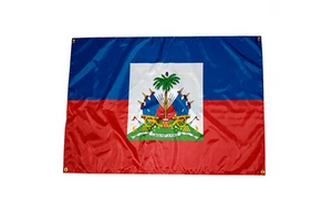Custom 3x5 FT Vivid Color Haiti Body Banner Cape Flag for Football Events National Day Sports Games Hati Flag