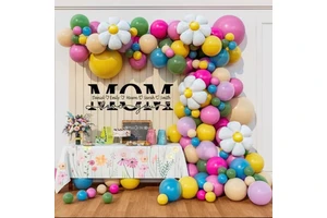 Birthday Party Decorations Black Gold Foil Latex Balloon Garland Arch Kit Christmas Theme Confetti for Adults