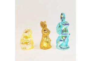 Battery Operated Easter Day Lights Products Holiday Table Decoration Rabbit Ideas Glass Bunny Ornaments Spring Home Decor