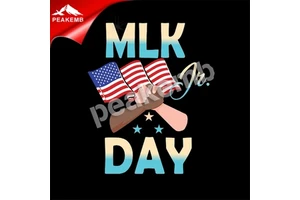 Iron on Printed Pu Heat Transfer Martin Luther King MLK Jr. Day Printing Vinyl Transfer Black History Month Equality