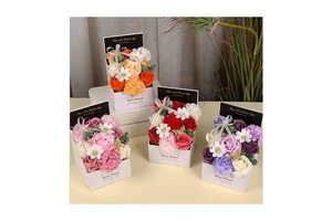 Hot Selling Valentine's Day Mother's Day Gift Soap Flower Romantic Gift Handmade Rose Soap Flower