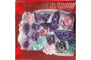 Wholesale Polished Crystal Craft Hand Carved Rose Flower Caribbean Rose Quartz Peony For Home Decoration
