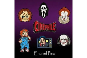 Manufacturer Custom Scary Movie Themed Character Hat Lapel Pin Badge Halloween Horror Soft Enamel Pin