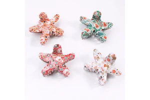 Cute Christmas & New Year Cartoon Hair Shark Clip Women All-Match Custom Logo Women Back-of-Head Updo Claw Clip Hair Accessory