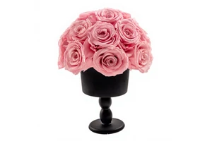 2026 New Product Ideas Valentines Custom Forever Rose Dome Mothers Day Gift Immortal Flower Eternal Preserved Rose in Marble Box