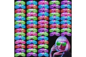 LED Light up Glasses Glow in the Dark Flashing Glasses for Wedding Adults Kids Birthday Accessories Party Lighting Supplies