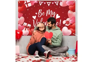 Cheap and Best-selling New Valentine's Day Holiday Party Decoration Photo Atmosphere Background Cloth